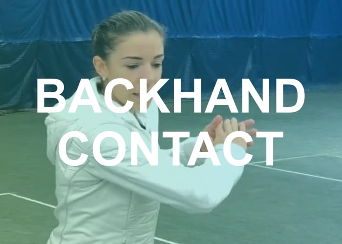 The Backhand Contact Point